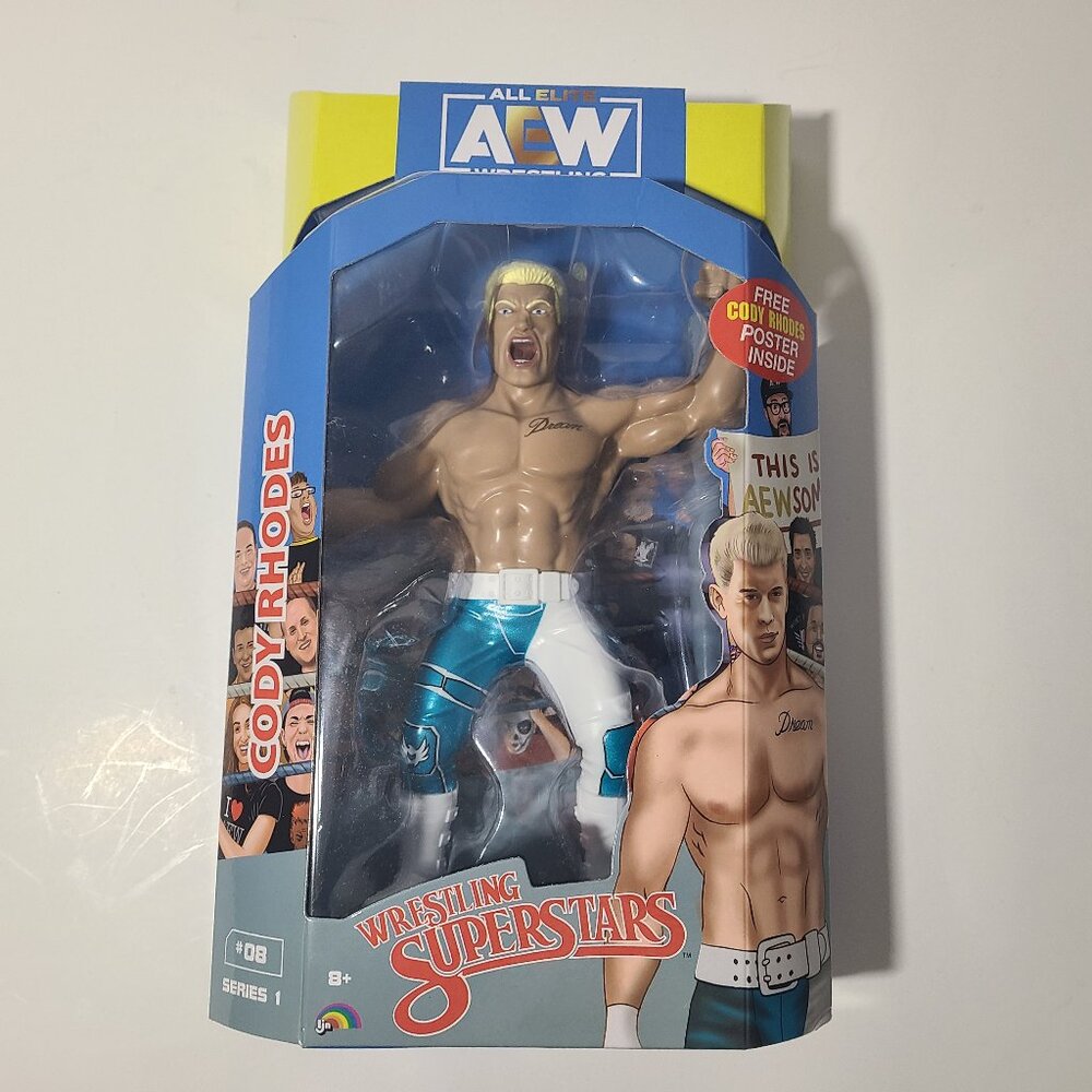 Cody Rhodes The American Nightmare LJN AEW Figure New/Sealed